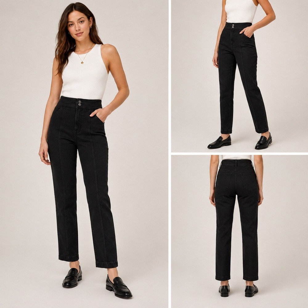 Madewell The Perfect Vintage Jean True Black Tuxedo‎ Edition 27 High Rise